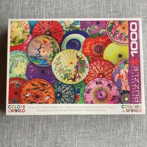 EUROGRAPHICS PUZZLE Colors of the World “Asian Oil-Paper Umbrellas” 1000 pieces